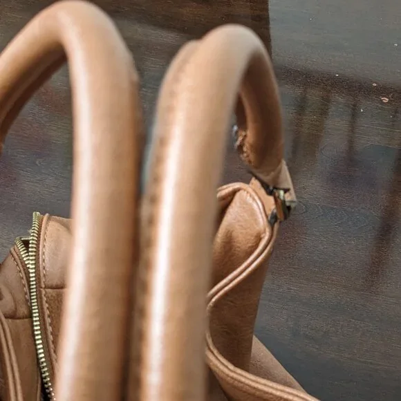 AldoWomen's Tote Satchel Bag Purse Brown .